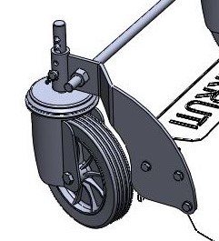 Ruote pivotanti frontali per TR-BS F/P fino a 800 mm